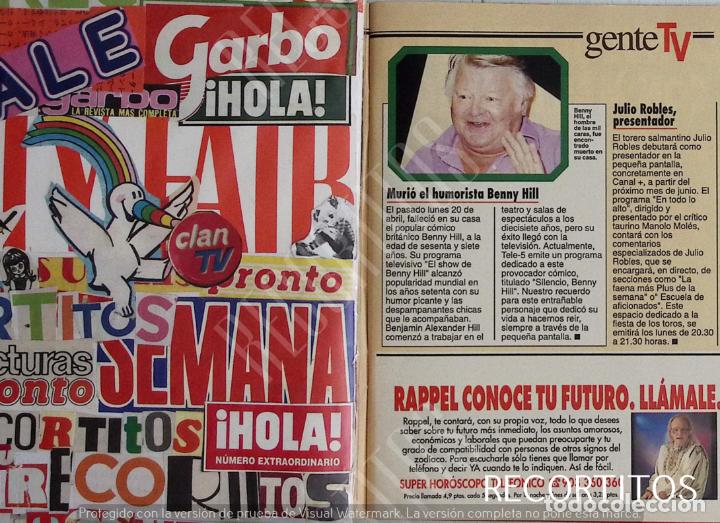 Sammeln von Zeitschriften und Zeitungen: benny hill
