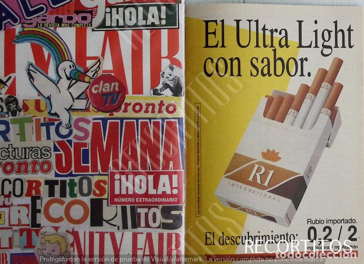 Sammeln von Zeitschriften und Zeitungen: r1 tabaco cigarrillos anuncio publicidad