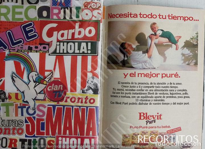 Sammeln von Zeitschriften und Zeitungen: blevit pure anuncio publicidad bebe