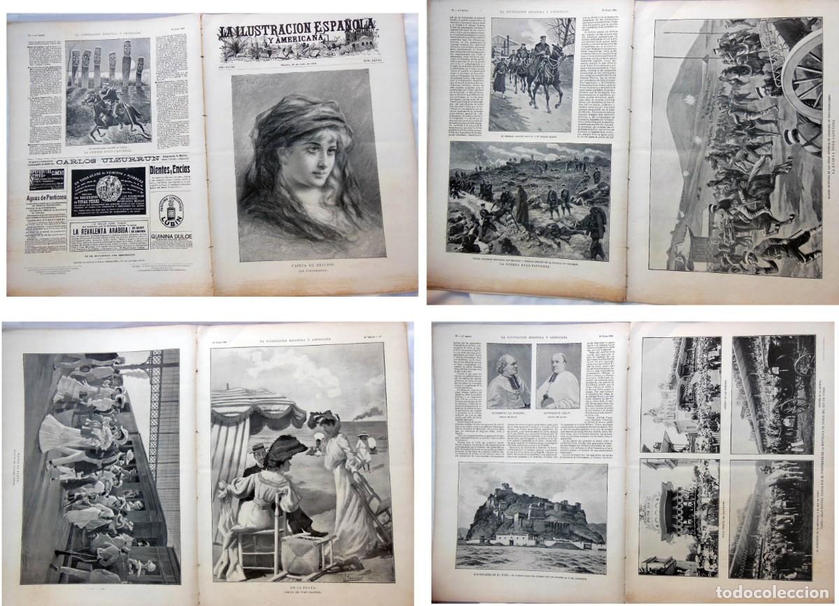 Colecionismo de Revistas e Jornais: LA ILUSTRACI&Oacute;N ESPA&Ntilde;OLA Y AMERICANA. N&ordm; XXVIII - 30 Julio 1904. Los ingleses en el Tibet