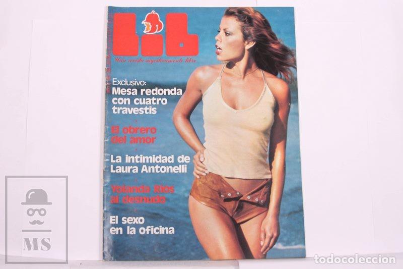 Coleccionismo de revistas y peri&oacute;dicos: Revista del Destape LIB A&ntilde;o 2 Num 26 Abril 1977 - Travestis Bibi, Laura Antonelli, Yolanda Rios...