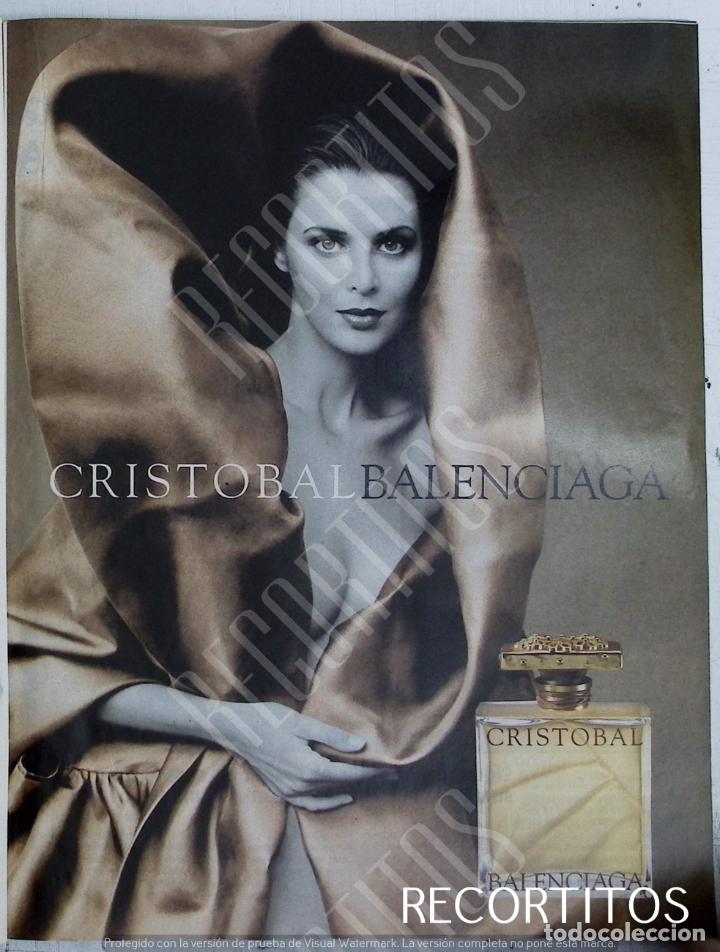 Sammeln von Zeitschriften und Zeitungen: FAMOSOS EN LA PUBLICIDAD el greco anuncio cristobal balenciaga fraganica