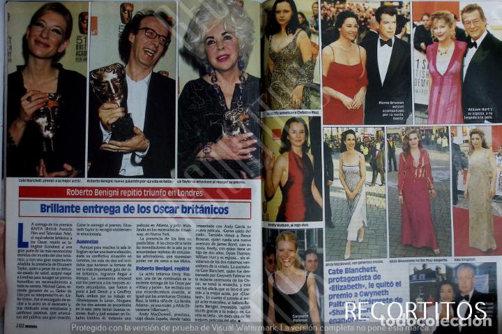 Coleccionismo de Revistas y Peri&oacute;dicos: ELIZABETH TAYLOR LIZ cate blanchett roberto benigni pierce brosnan christina ricci