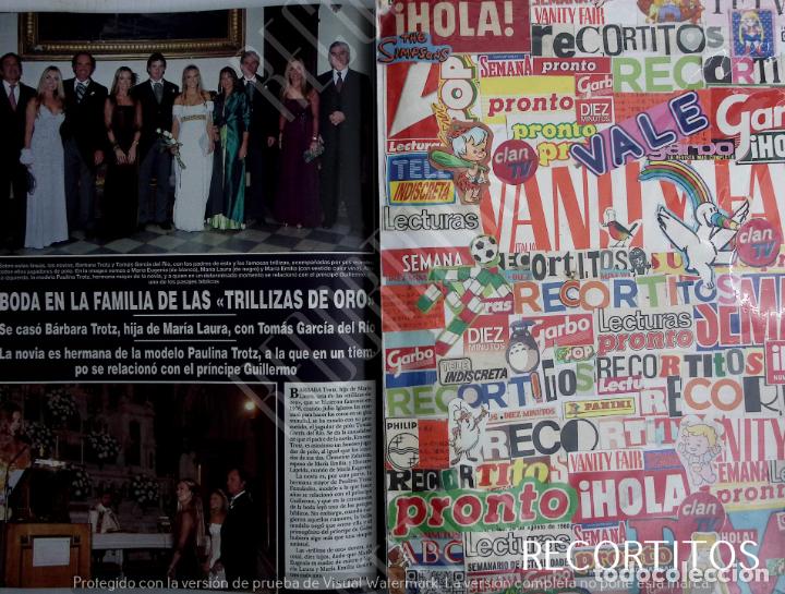Sammeln von Zeitschriften und Zeitungen: trillizas de oro maria laura