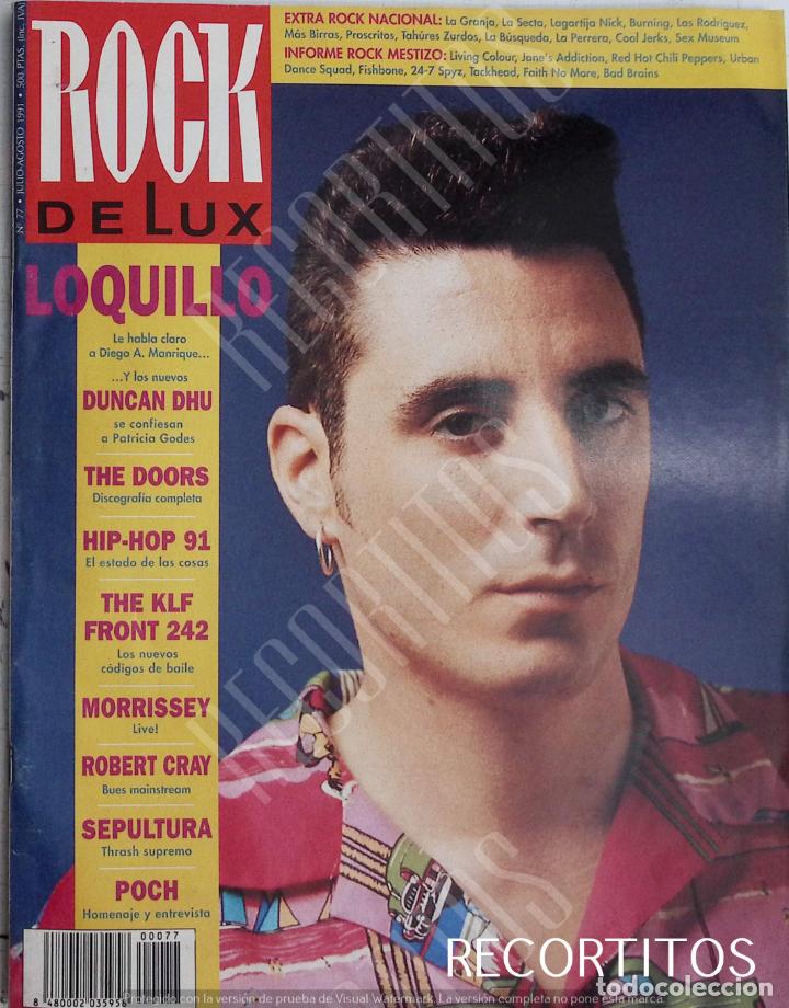 Coleccionismo de Revistas y Peri&oacute;dicos: LOQUILLO Y LOS TROGLODITas recorte portada