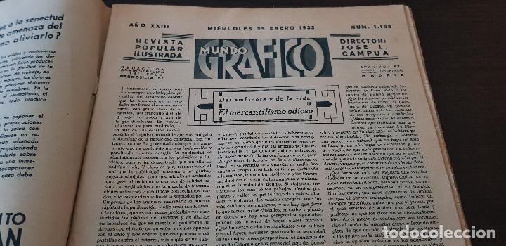 Coleccionismo de Revistas y Peri&oacute;dicos: MUNDO GRAFICO MIERCOLES 25 DE ENERO DE 1933