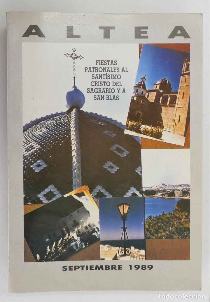 Collection Magazines and Newspapers: Libro Fiestas Patronales al Sant&iacute;simo Cristo del Sagrario y a San Blas Altea 1989