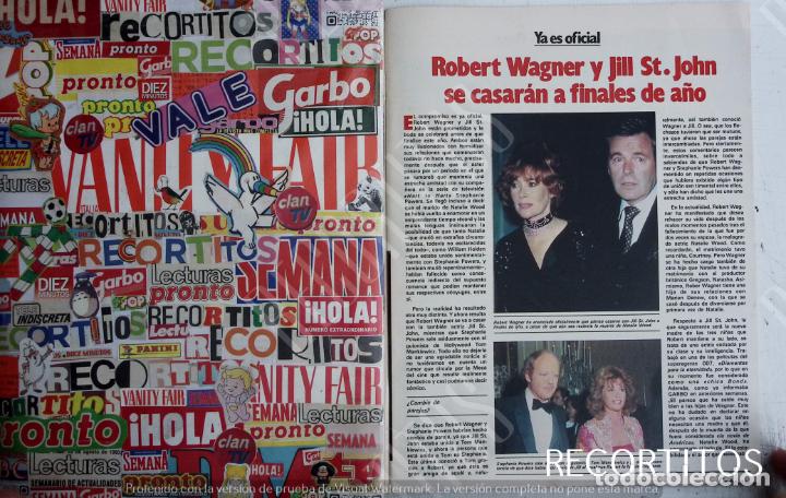Colecionismo de Revistas e Jornais: robert wagner jill st john