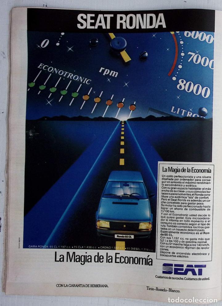 Coleccionismo de revistas y peri&oacute;dicos: seat ronda star anuncio publicidad