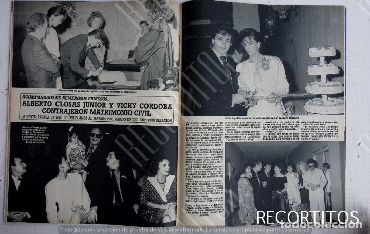 Coleccionismo de revistas y peri&oacute;dicos: ALBERTO CLOSAS VICKY CORDOBA CONCHA VELASCO PEPE SACRISTAN JOSE LEONOR BENEDETTO