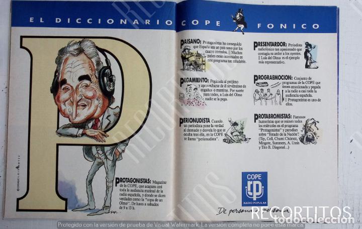 Coleccionismo de revistas y peri&oacute;dicos: LA COPE LUIS DEL OLMO PROTAGONISTAS ANUNCIO PUBLICIDAD