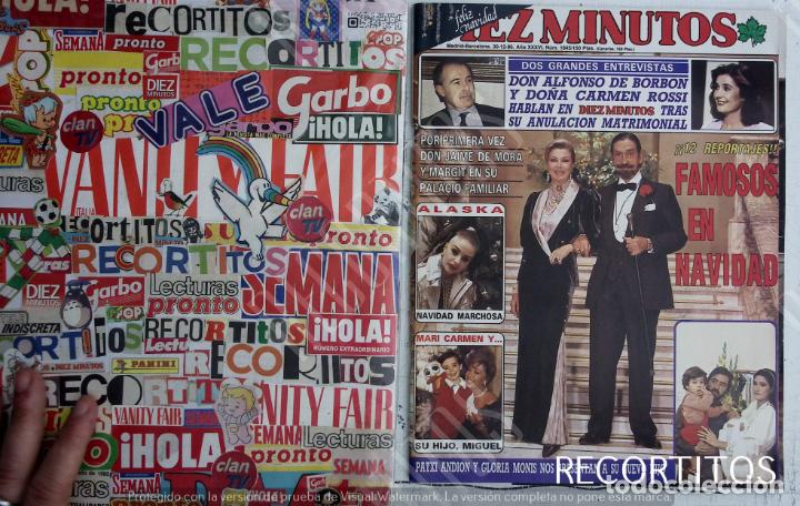 Coleccionismo de Revistas y Peri&oacute;dicos: RECORTE PORTADA ALASKA JAIME DE MORA Y ARAGON MARY CARMEN ALFONSO DE BORBON