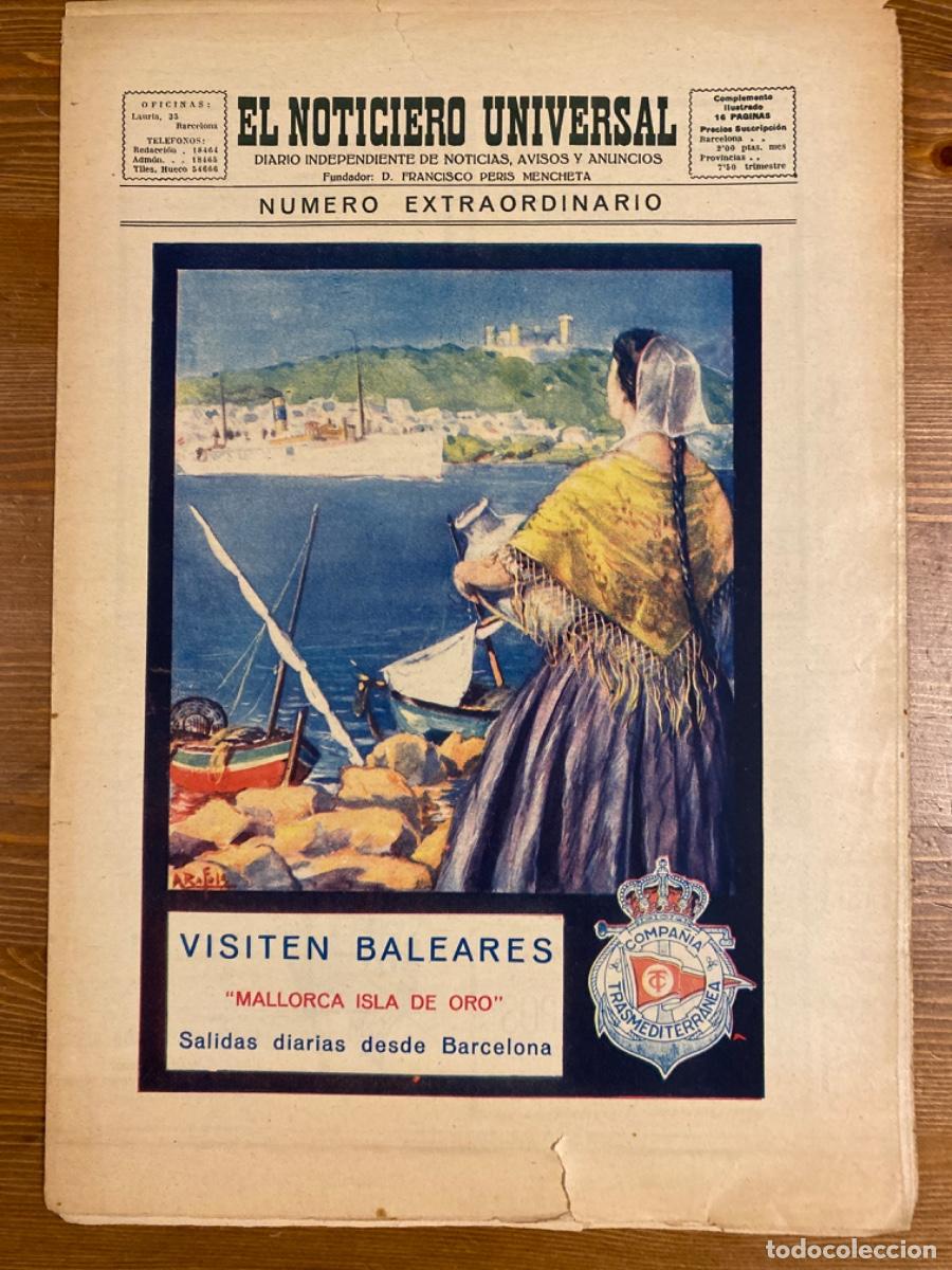 Coleccionismo de Revistas y Peri&oacute;dicos: EL NOTICIERO UNIVERSAL NUMERO EXTRAORDINARIO 1930