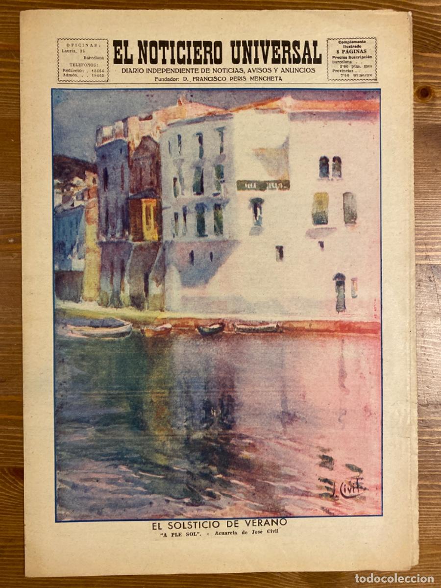 Coleccionismo de Revistas y Peri&oacute;dicos: EL NOTICIERO UNIVERSAL 1930. CONCURSO ESCAPARATES BARCELONA