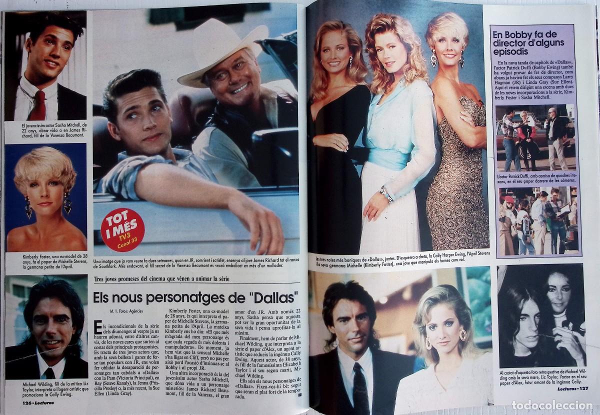 Coleccionismo de Revistas y Peri&oacute;dicos: dalas dallas 1991 jr larry hagman james richard elizabeth taylor