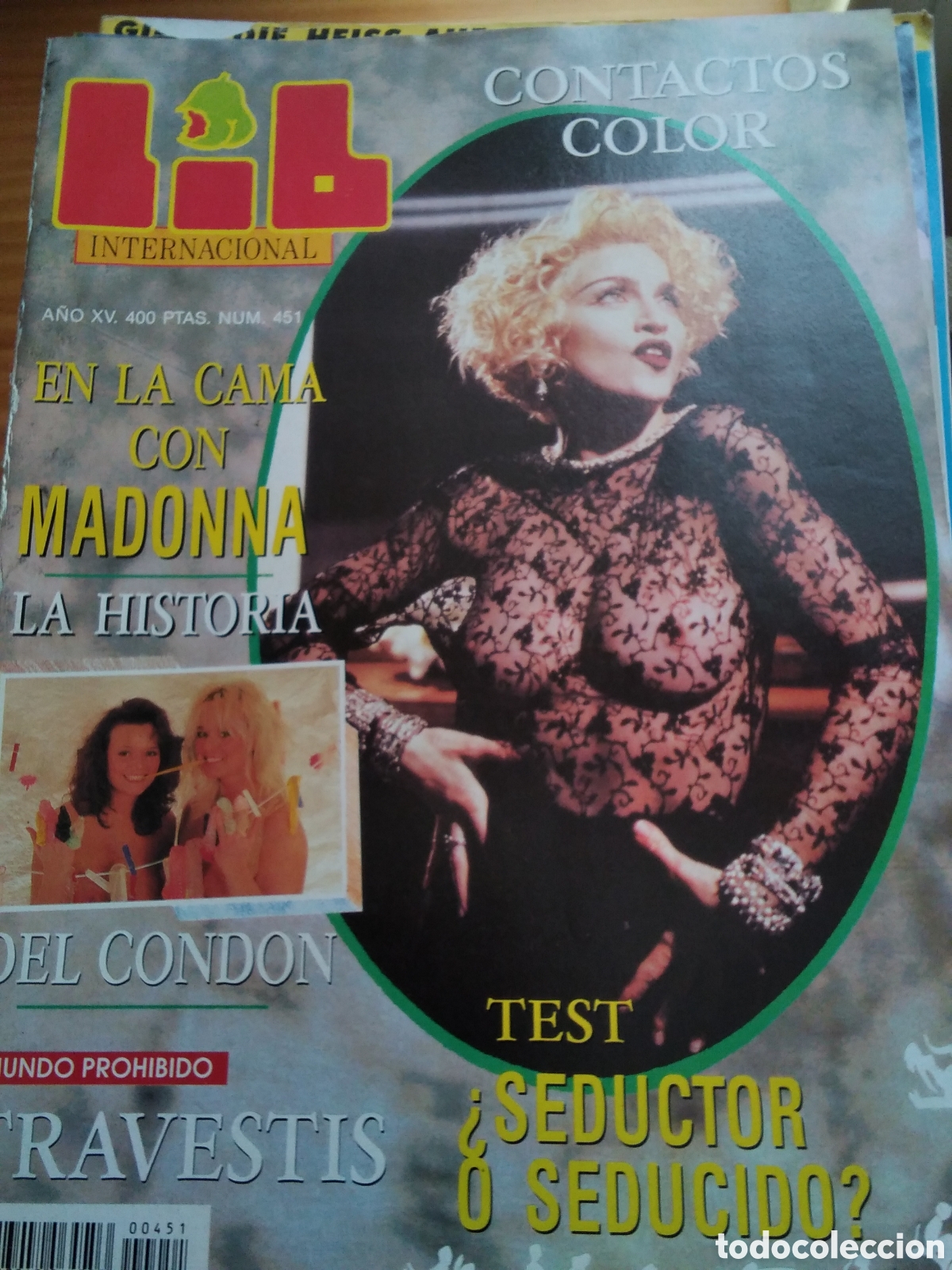 Coleccionismo de Revistas y Peri&oacute;dicos: Lib internacional revista erotica desnudos de mujer Madonna