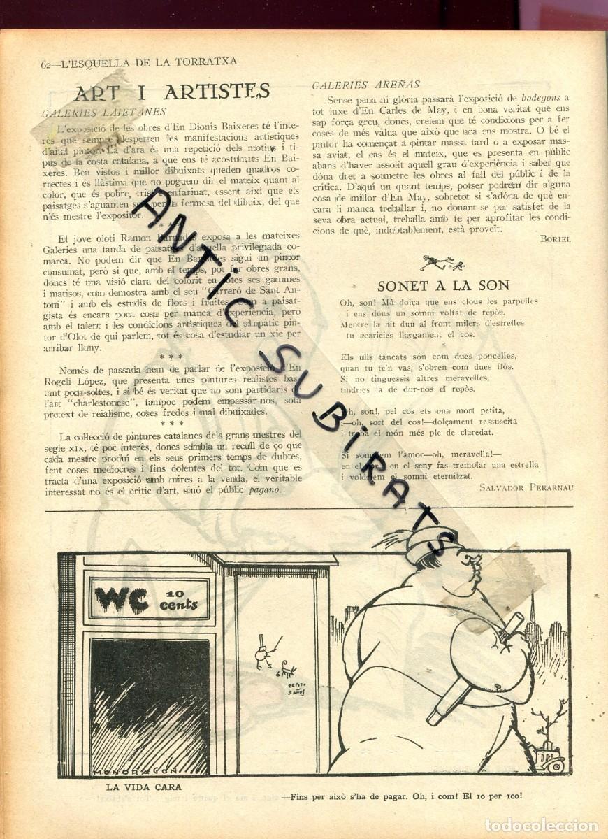 Coleccionismo de Revistas y Peri&oacute;dicos: REVISTA A&Ntilde;O 1928 DIONIS BAIXERES RAMON BARNADES CARLES DE MAY CARICATURA DEPORTE FEMENINO ESQUI