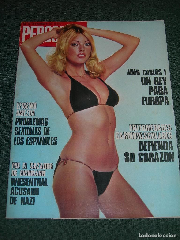 Sammeln von Zeitschriften und Zeitungen: ANTIGUA REVISTA PERSONAS N&ordm; 108 A&Ntilde;O 1975 CON SU P&Oacute;STER - FRANCO EL ADIOS - JUAN CARLOS I REY -