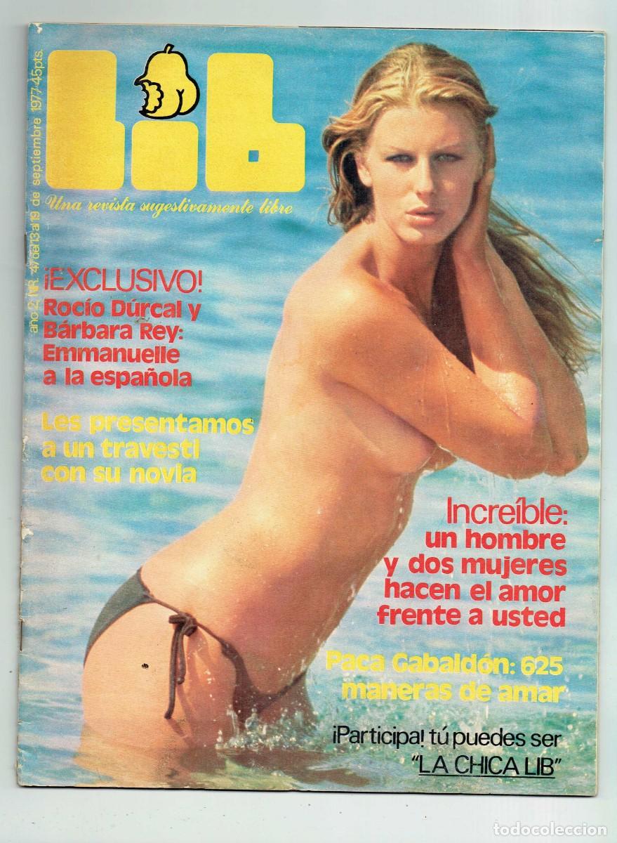Coleccionismo de Revistas y Peri&oacute;dicos: LIB. n&ordm; 47. ROC&Iacute;O DURCAL / BARBARA REY / PACA GABALD&Oacute;N. SPBRE, 1977. (MG/4)