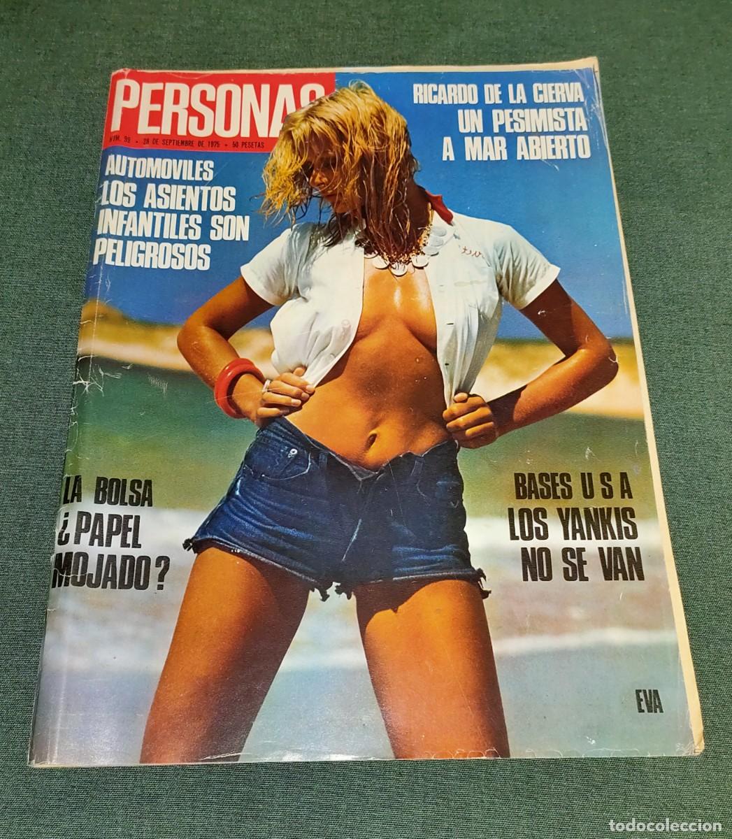 Coleccionismo de revistas y peri&oacute;dicos: ANTIGUA REVISTA PERSONAS N&ordm; 99 A&Ntilde;O 1975 CON SU P&Oacute;STER - IN&Eacute;S PALOU - RICARDO DE LA CIERVA -