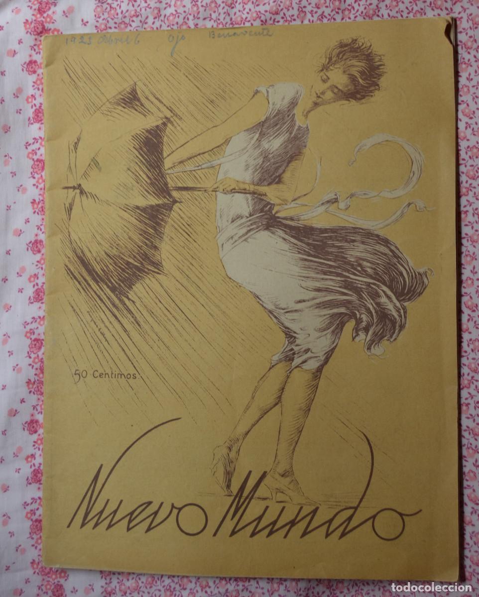 Coleccionismo de Revistas y Peri&oacute;dicos: NUEVO MUNDO (revista Gr&aacute;fica) Madrid n&ordm; 1524, 6-4-1923, &ldquo;Jacinto Benavente en los Estados Unidos&rdquo;,