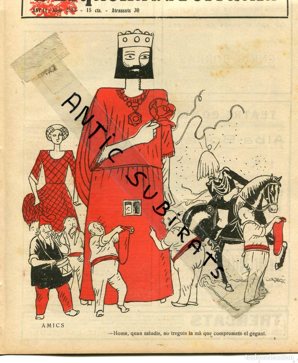Coleccionismo de Revistas y Peri&oacute;dicos: REVSITA ANY 1928 GEGANTS MAURICI VILUMARA ENRIC BORRAS LA PROSTITUCIO I ELS SEUS REMEIS