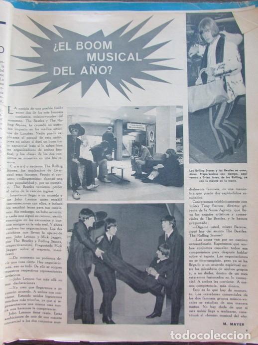 Coleccionismo de Revistas y Peri&oacute;dicos: RECORTE REVISTA ROMPEOLAS N.&ordm; 23 1968 ROLLING STONES Y BEATLES