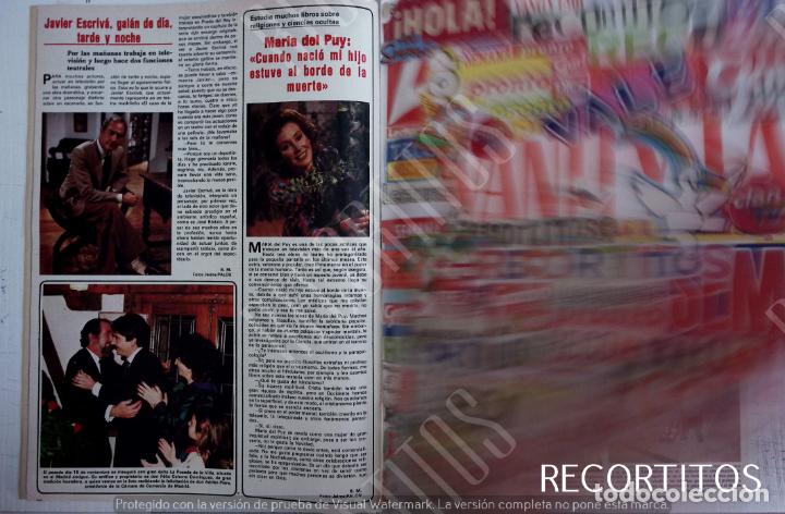 Coleccionismo de Revistas y Peri&oacute;dicos: maria del puy javier escriva fernando rey