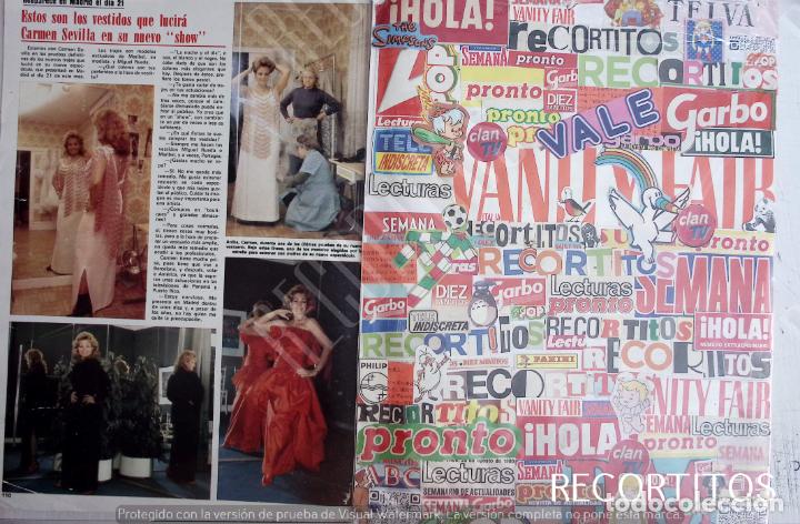 Coleccionismo de Revistas y Peri&oacute;dicos: carmen sevilla