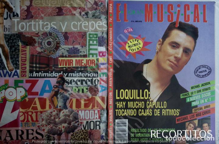 Coleccionismo de Revistas y Peri&oacute;dicos: recorte portada loquillo y los trogloditas