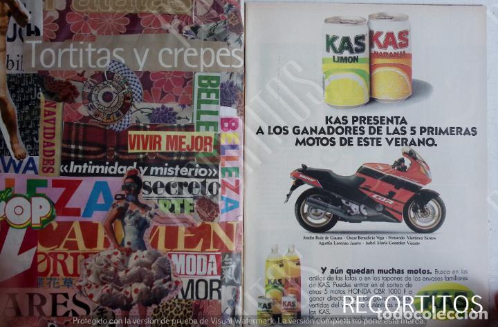 Coleccionismo de Revistas y Peri&oacute;dicos: kas naranja limon anuncio publicidad honda cbr super sport