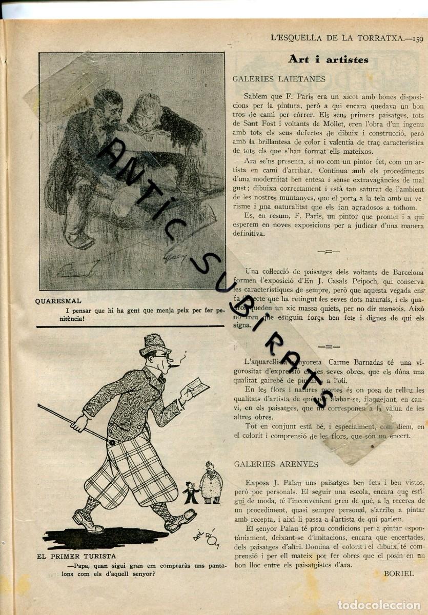 Collection Magazines and Newspapers: REVISTA ANY 1929 F. PARIS DE SANT FOST DE CAPCENTELLES J. CASALS PEIPOCH CARME BARNADAS PINTORA