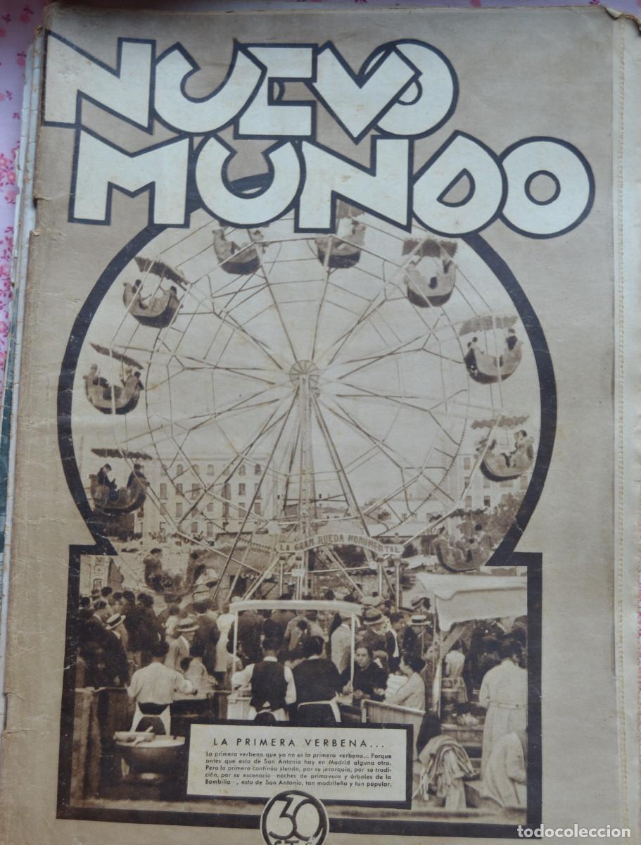 Coleccionismo de Revistas y Peri&oacute;dicos: NUEVO MUNDO (revista Gr&aacute;fica) Madrid n&ordm; 1944 (12-6-1931) &ldquo;&Aacute;ngel Pesta&ntilde;a, el problema de las mases, l