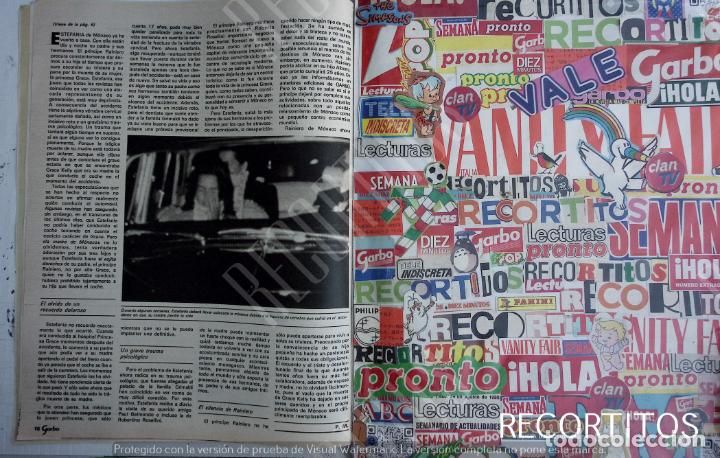 Coleccionismo de Revistas y Peri&oacute;dicos: estEfania de monaco RECORTE VINTAGE