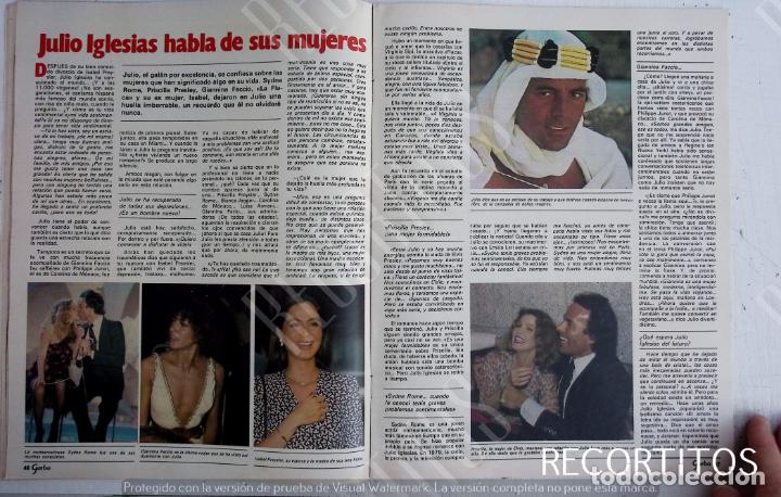Coleccionismo de Revistas y Peri&oacute;dicos: JULIO IGLESIAS ISABEL PREYSLER sydne rome giannina facio priscilla presley
