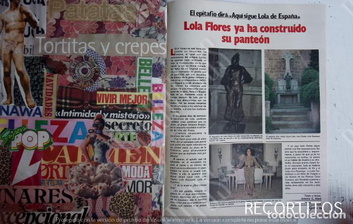 Coleccionismo de revistas y peri&oacute;dicos: lola flores panteon mausoleo