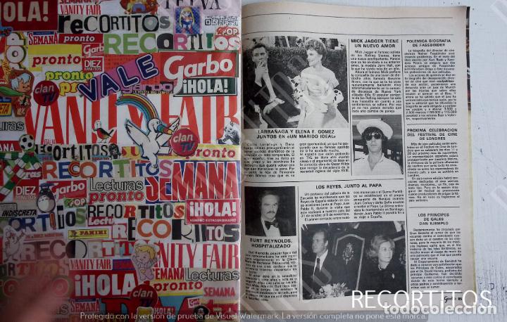 Coleccionismo de Revistas y Peri&oacute;dicos: elena fernan gomez carlos larra&ntilde;aga mick jagger burt reynolds los reyes de espa&ntilde;a