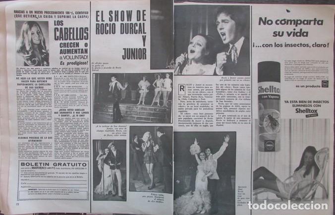 Coleccionismo de Revistas y Peri&oacute;dicos: RECORTE REVISTA AMA 254 1970 ROC&Iacute;O D&Uacute;RCAL Y JUNIOR
