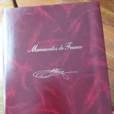 Coleccionismo de Revistas y Periódicos: MANUSCRITOS DE FRANCO/ FRANCISCO FRANCO