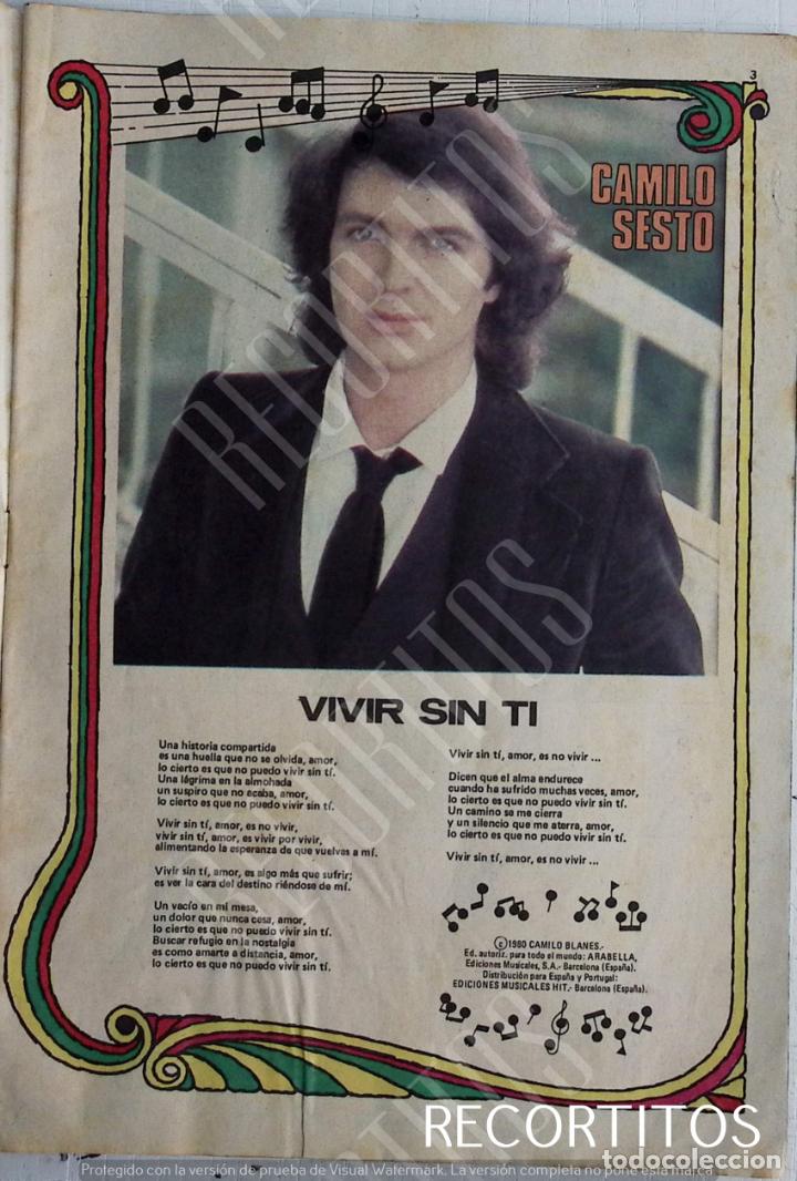 Coleccionismo de revistas y peri&oacute;dicos: camilo sesto