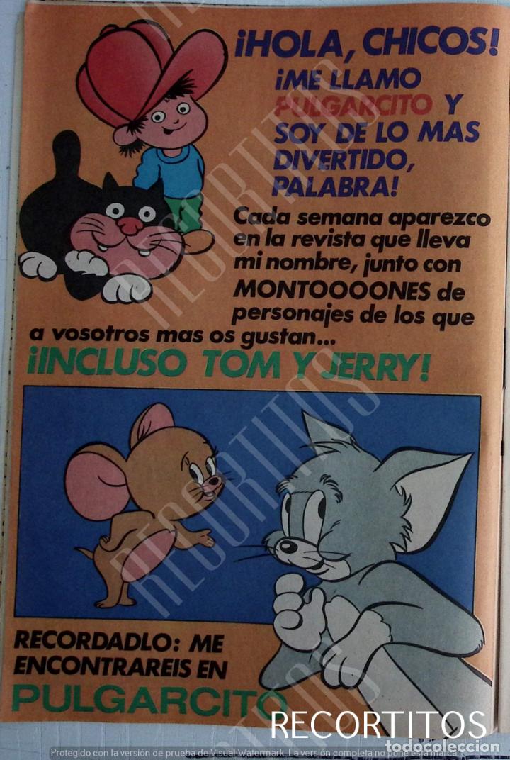 Coleccionismo de Revistas y Peri&oacute;dicos: pulgarcito tom y jerry anuncio publicidad
