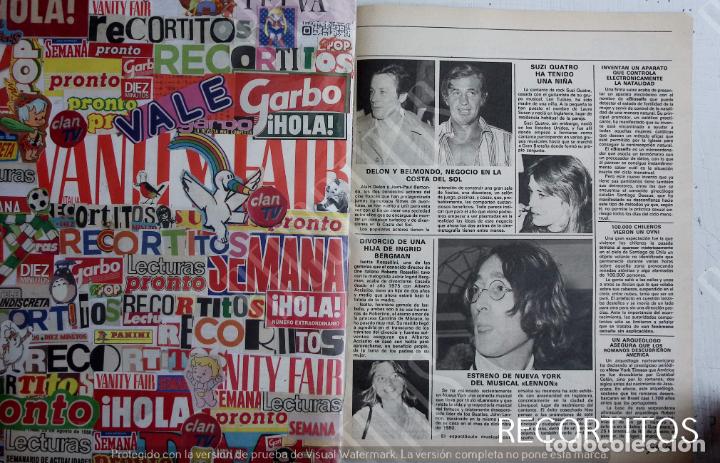 Coleccionismo de Revistas y Peri&oacute;dicos: farrah fawcettalain delon john lennon suzi quatro jean paul belmondo