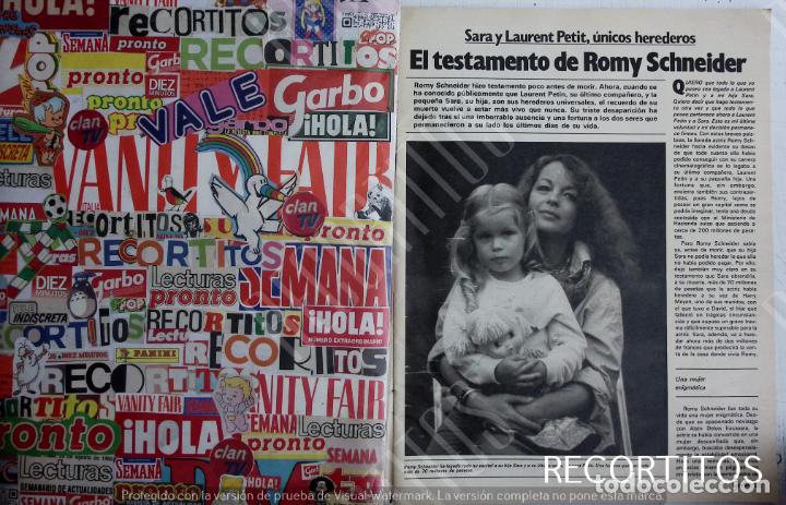Coleccionismo de Revistas y Peri&oacute;dicos: romy schneider