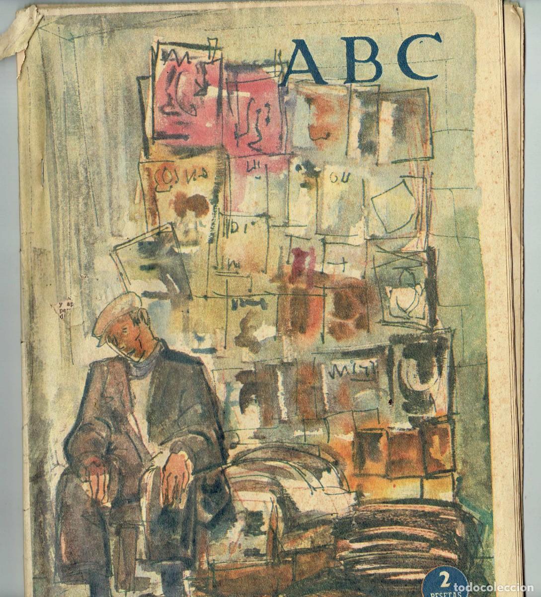 Coleccionismo de Revistas y Peri&oacute;dicos: ABC. N&ordm; 15805. W. FERN&Aacute;NDEZ FLOREZ / MIGOTE/ TAPICES / JOSE M&ordf; DE PEREDA/ MODAS. 2 NV. 1956.(B/58)