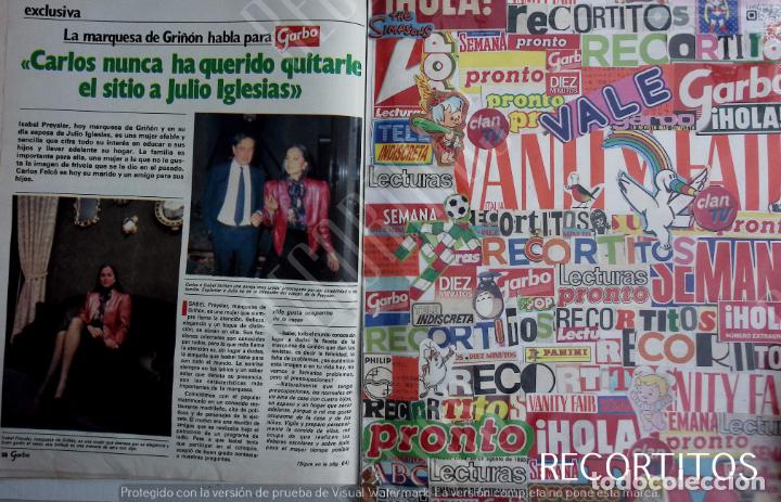 Coleccionismo de Revistas y Peri&oacute;dicos: isabel preysler carlos falco