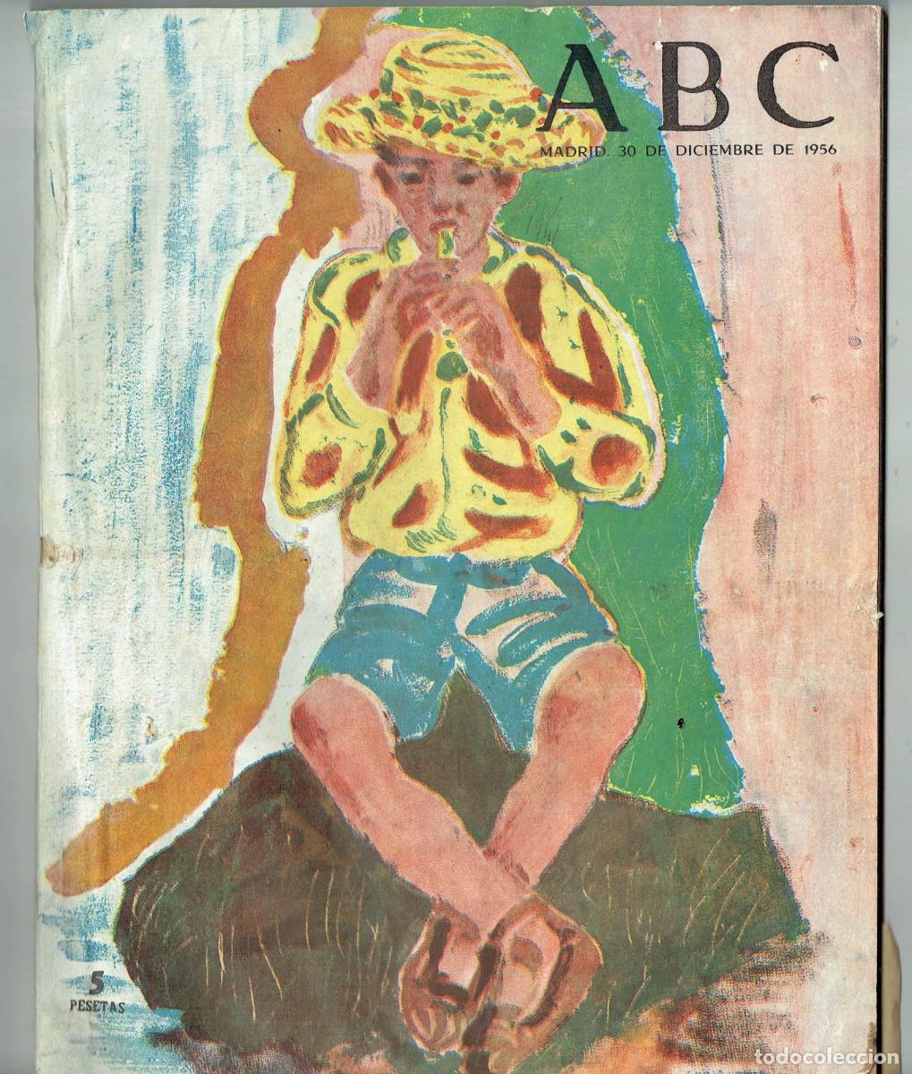 Coleccionismo de Revistas y Peri&oacute;dicos: ABC. ALMANAQUE 1956 - 1957. / SUMARIO/ PRESA DE SAN VICENTE DEL SIL. ORENSE. 30 DCBRE 1956.(B/58)