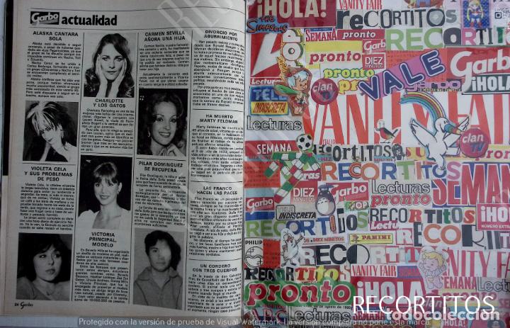 Coleccionismo de Revistas y Peri&oacute;dicos: carmen sevilla victoria prinicipal alaska charlotte rampling violeta cela