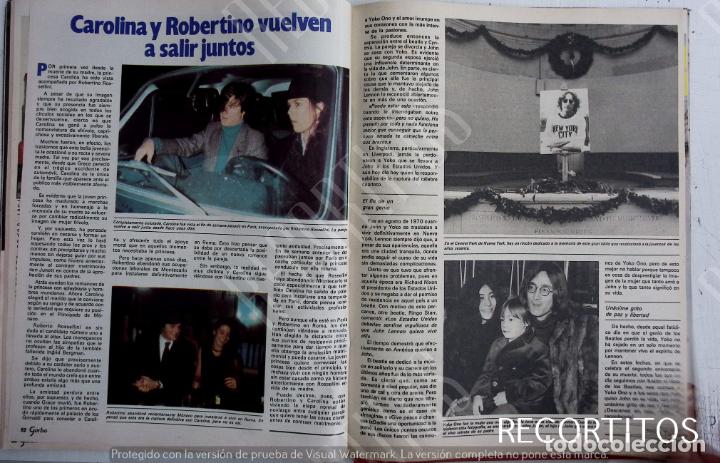 Coleccionismo de Revistas y Peri&oacute;dicos: carolina de monaco yoko ono john lennon