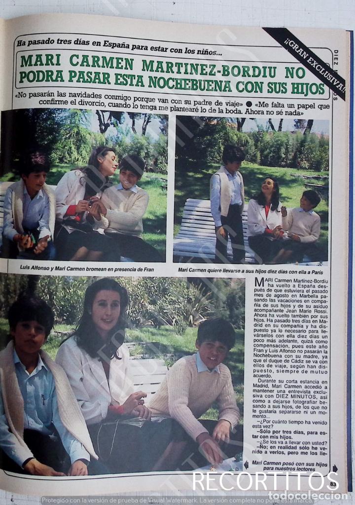 Collezionismo di Riviste e Giornali: mari carmen martinez bordiu roissi rosi fran luis alfonso de borbon