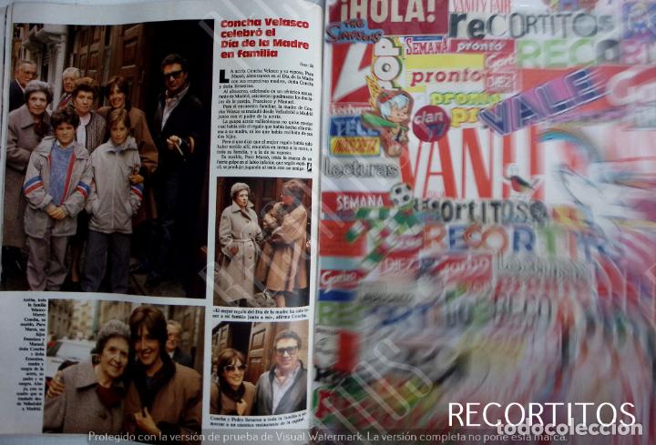 Coleccionismo de revistas y peri&oacute;dicos: concha velasco su madre